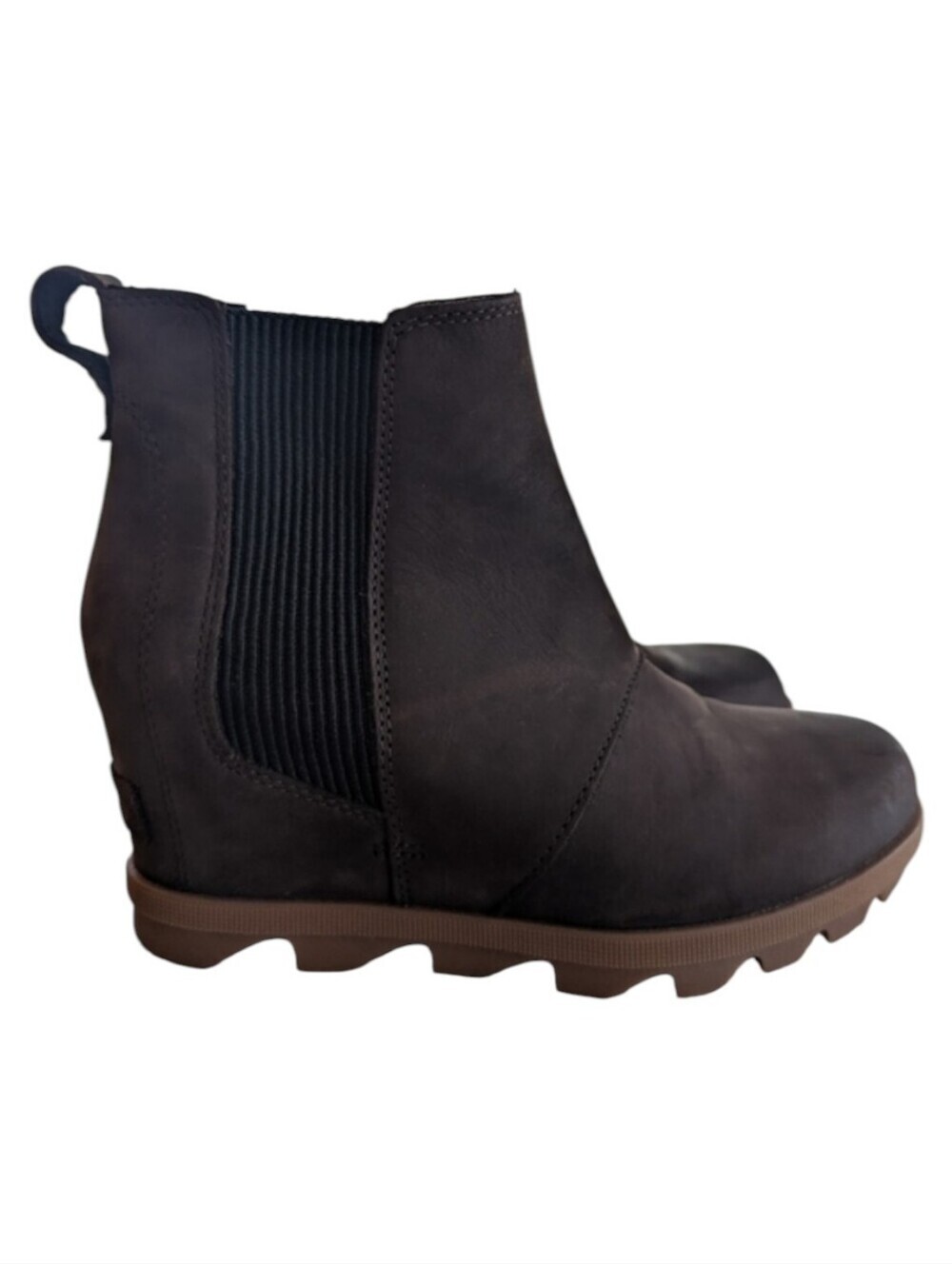 SOREL Joan Rhapsody Wedge Snow Boot Chocolate Brown Women's 6